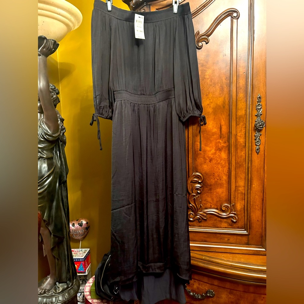 NWT Inc International Concept Off the Shoulder High Low Dress